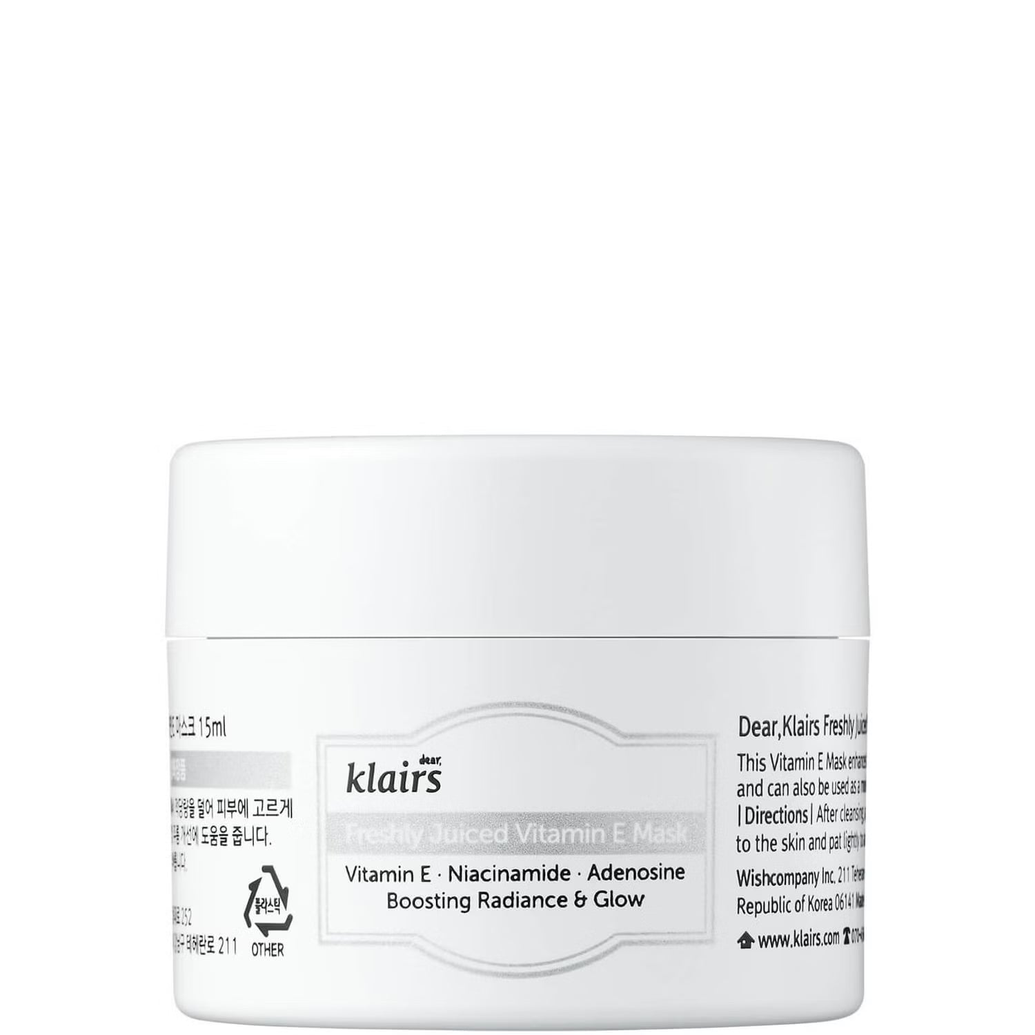 Klairs Freshly Juiced Vitamin E Mask
