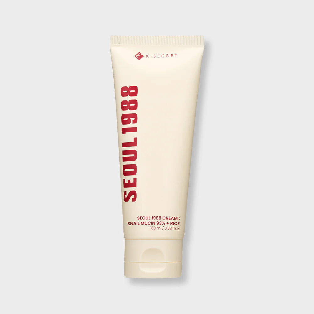 SEOUL 1988 CREAM : SNAIL MUCIN 93% + RICE 100ml