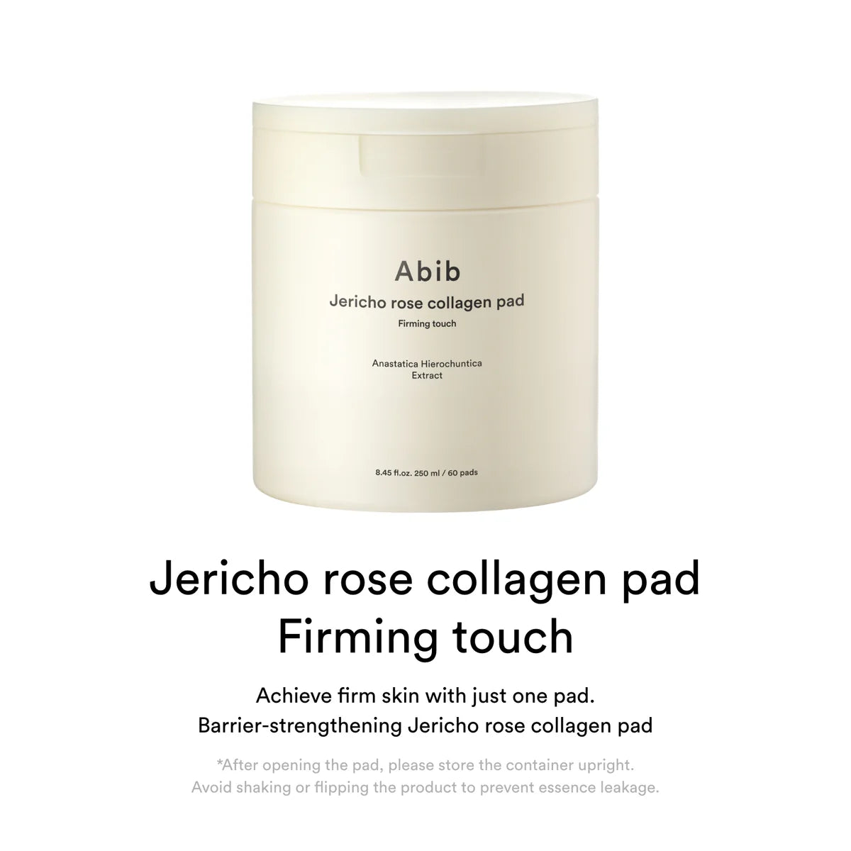 Abib Jericho rose collagen pad Firming touch 60 pads