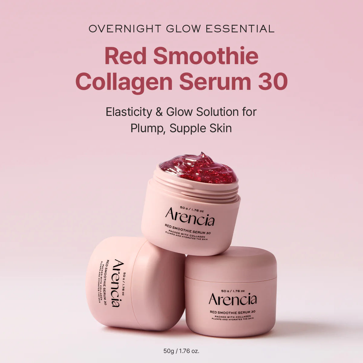 Arencia Overnight Red Smoothie Face Mask Serum 50g