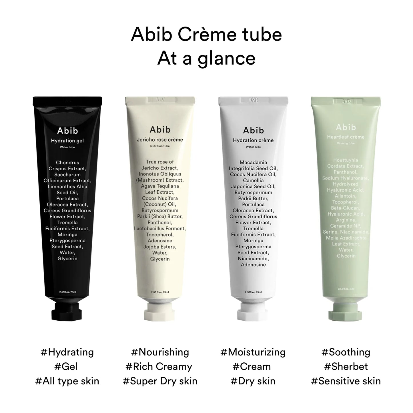 Abib Heartleaf cream Calming tube 75ml