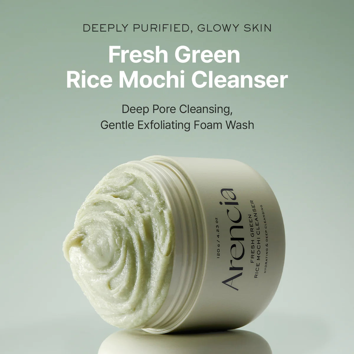 Arencia Fresh Green Rice Mochi Cleanser 120g
