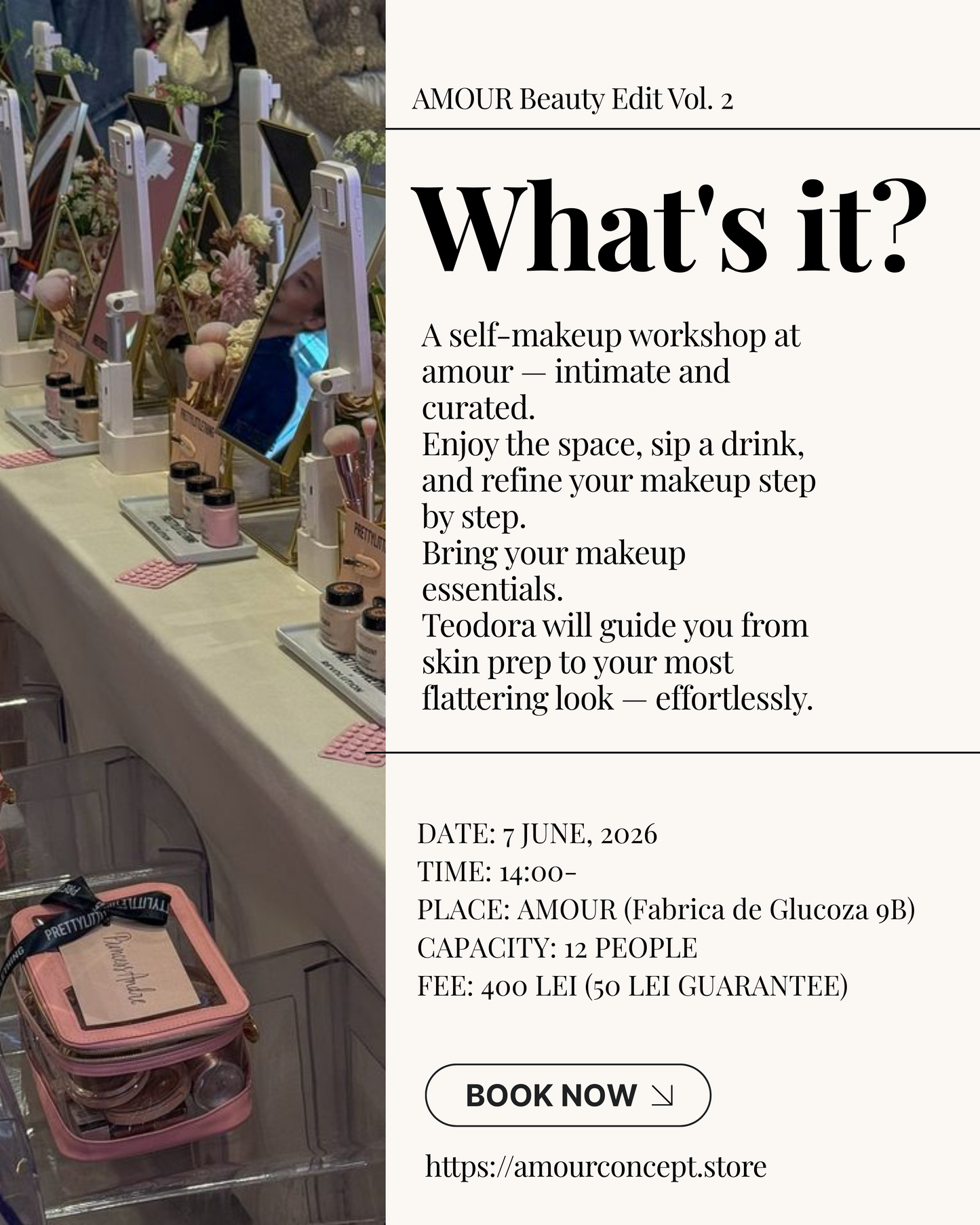 Self Makeup Workshop Ticket -Master Your Own Glow