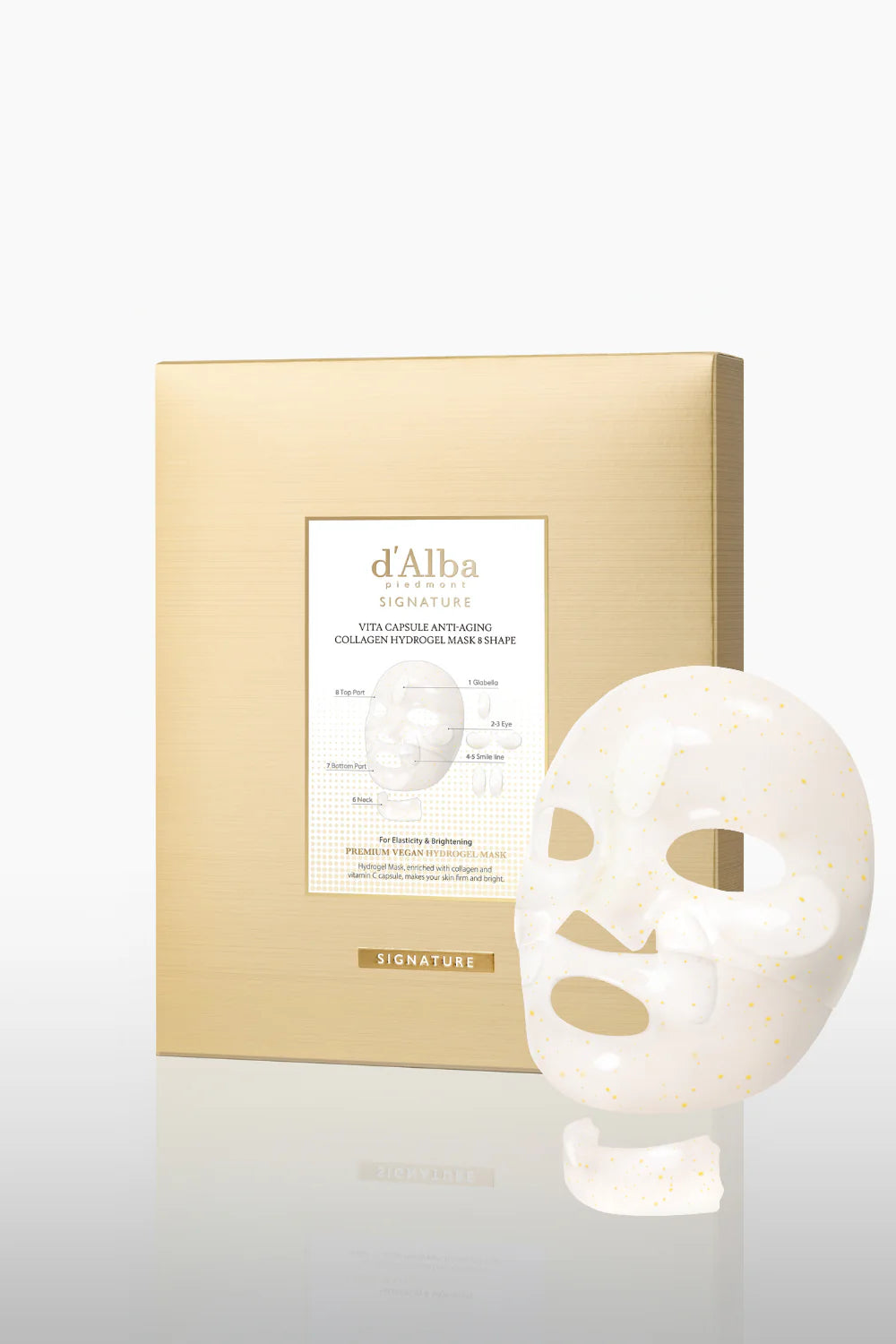 d'Alba Signature Vita Capsule Hydrogel Mask 8-Shape