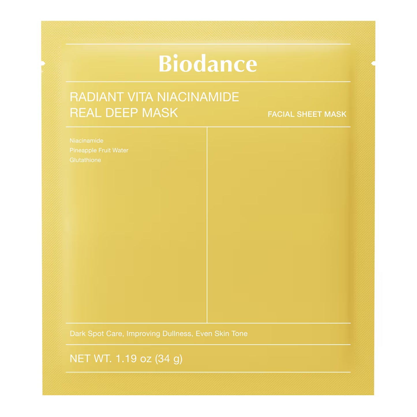 Biodance Radiant Vita Niacinamide Real Deep Mask
