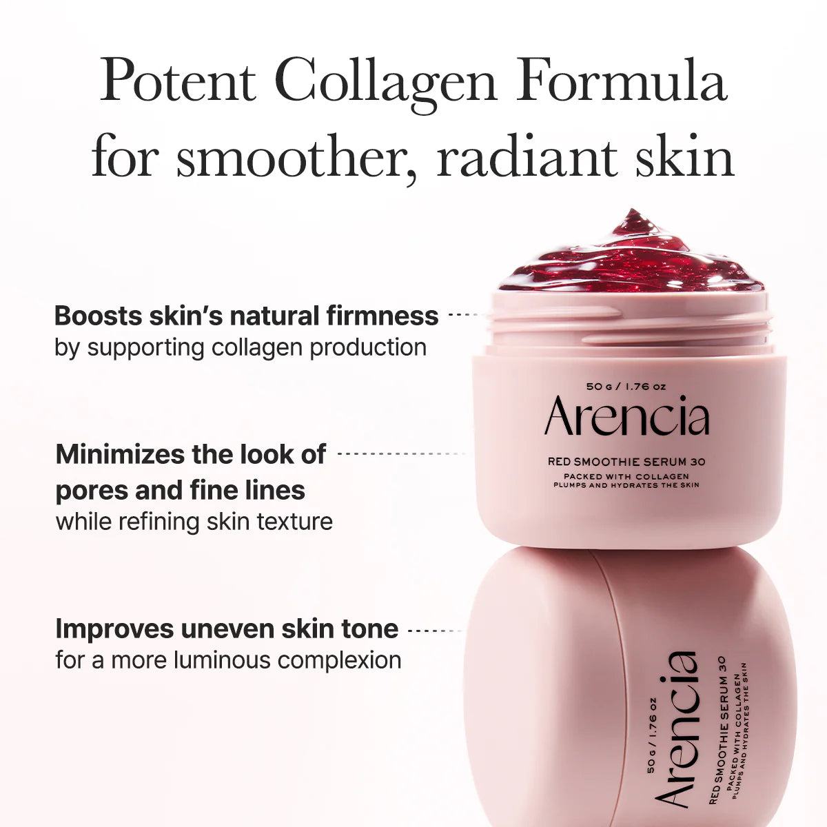 Arencia Overnight Red Smoothie Face Mask Serum 50g