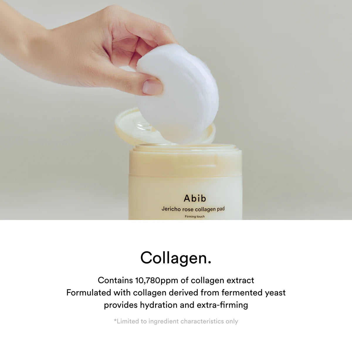 Abib Jericho rose collagen pad Firming touch 60 pads