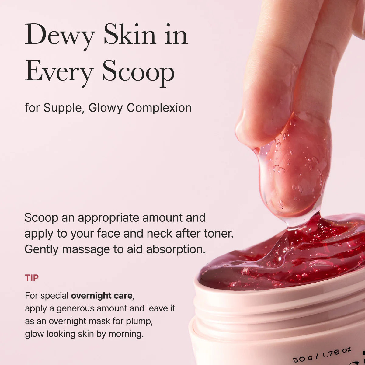 Arencia Overnight Red Smoothie Face Mask Serum 50g