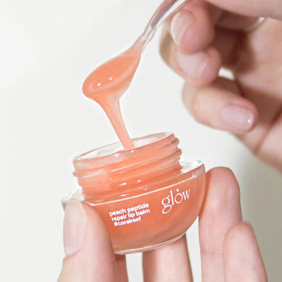 Glow Peach Peptide Repair Lip Balm 8g - 3 colors