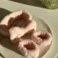 AMOUR Pink Marshmallow Headband Set