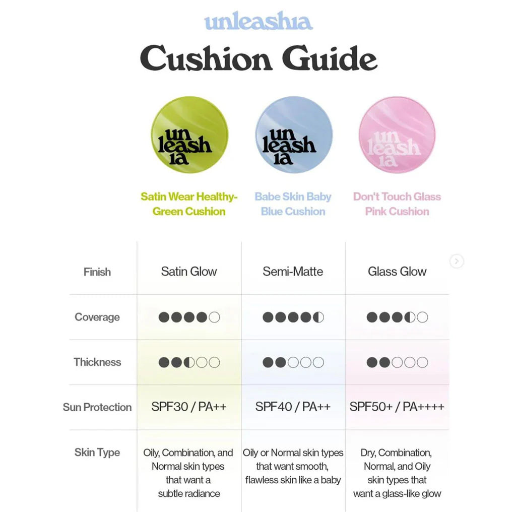UNLEASHIA DON'T TOUCH GLASS PINK CUSHION 15g
