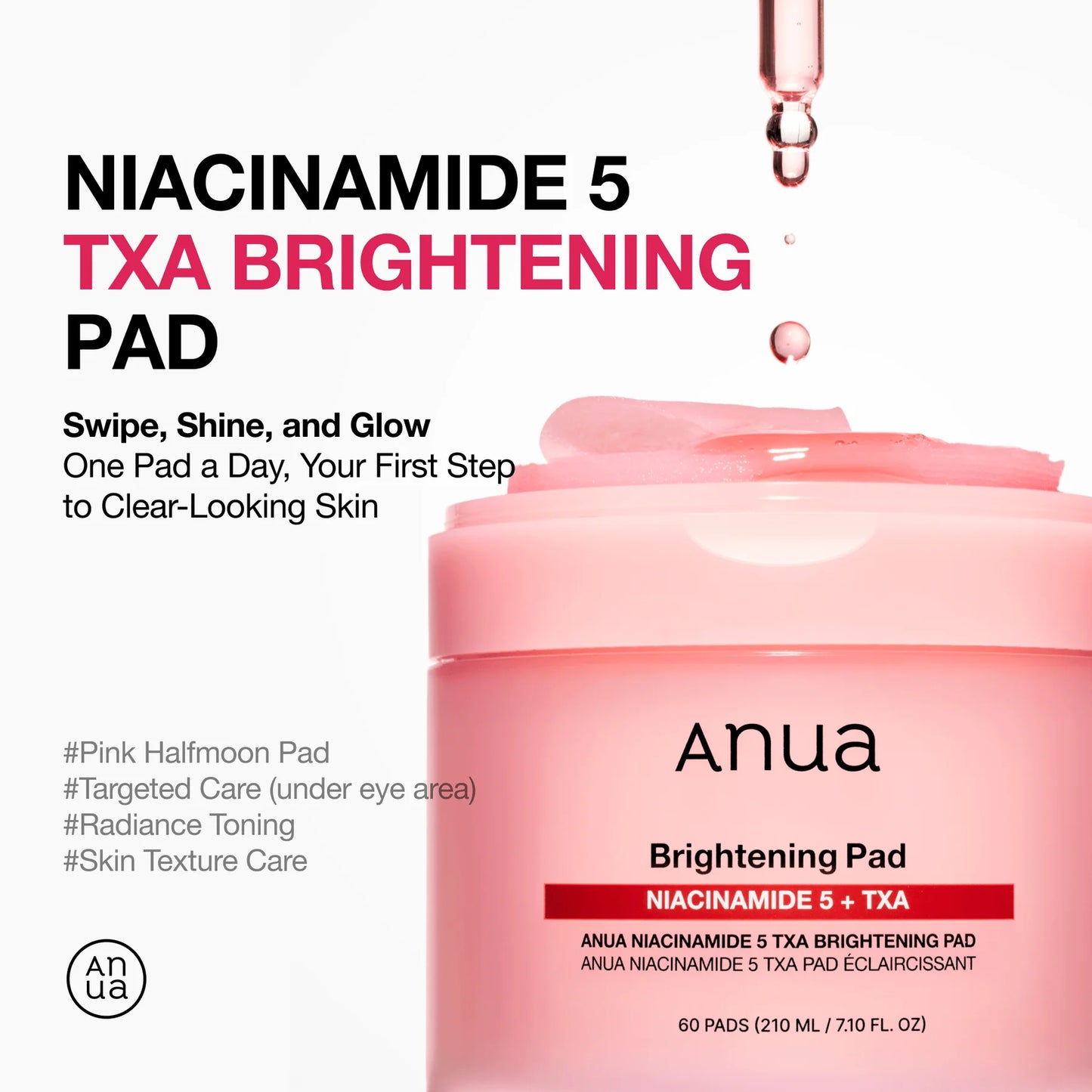 ANUA Niacinamide 5 TXA Brightening Pad 60 Pads
