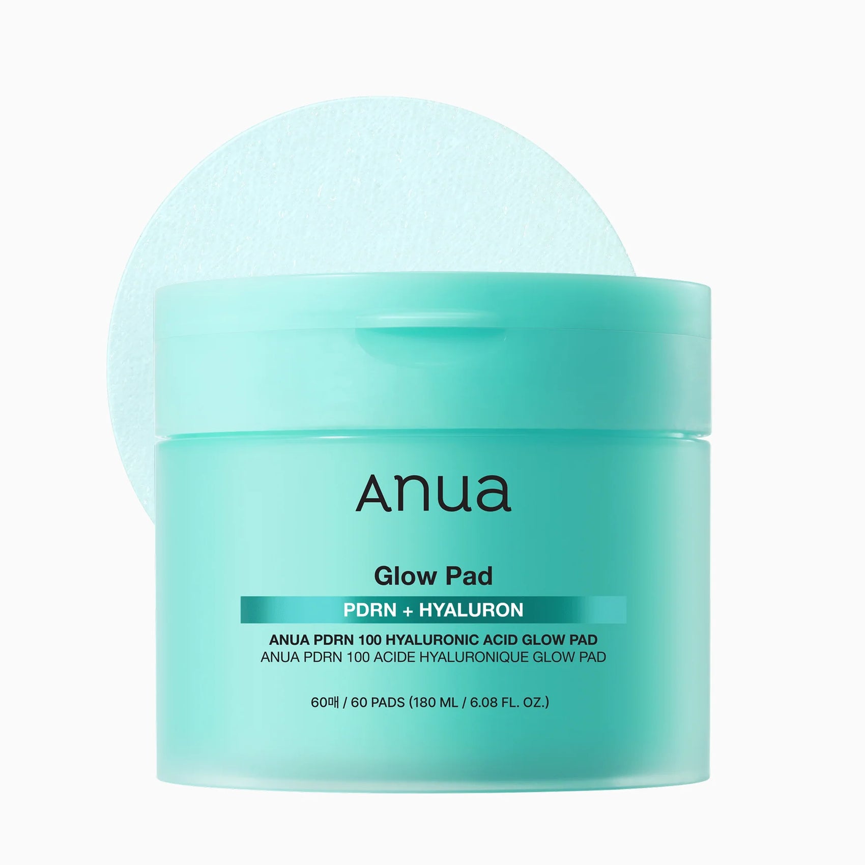 ANUA PDRN 100 Hyaluronic Acid Glow Pad 60 Pads