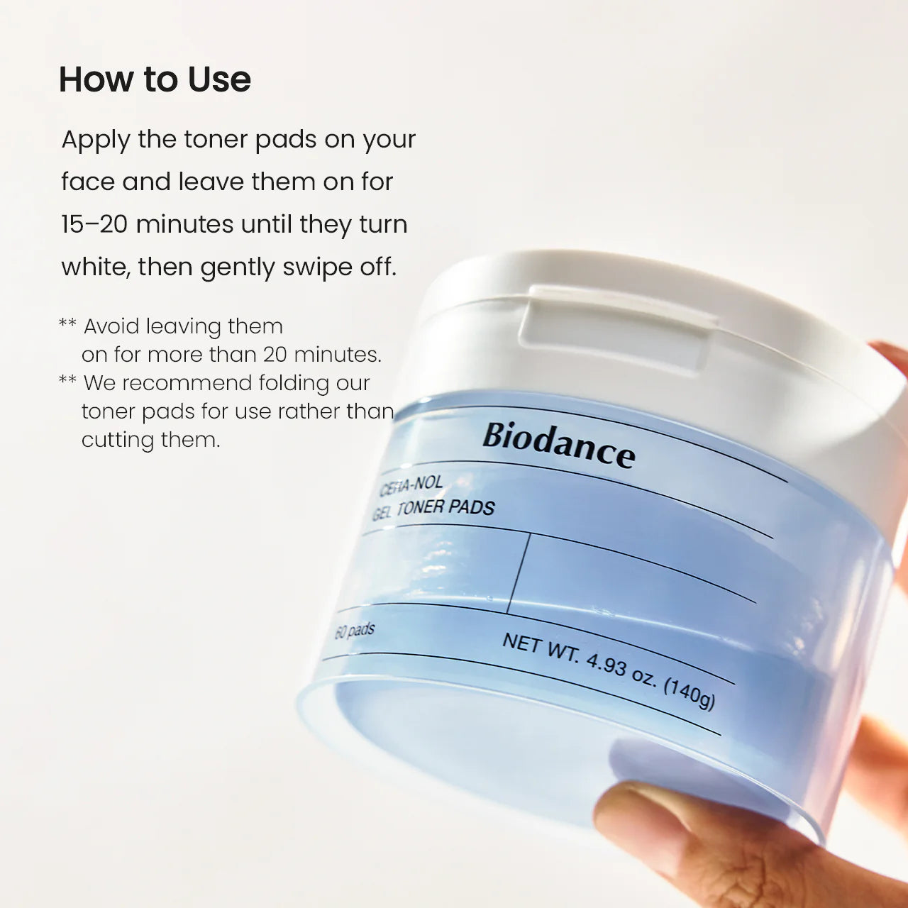 Biodance Ceranol Gel Toner Pads 60 Pads