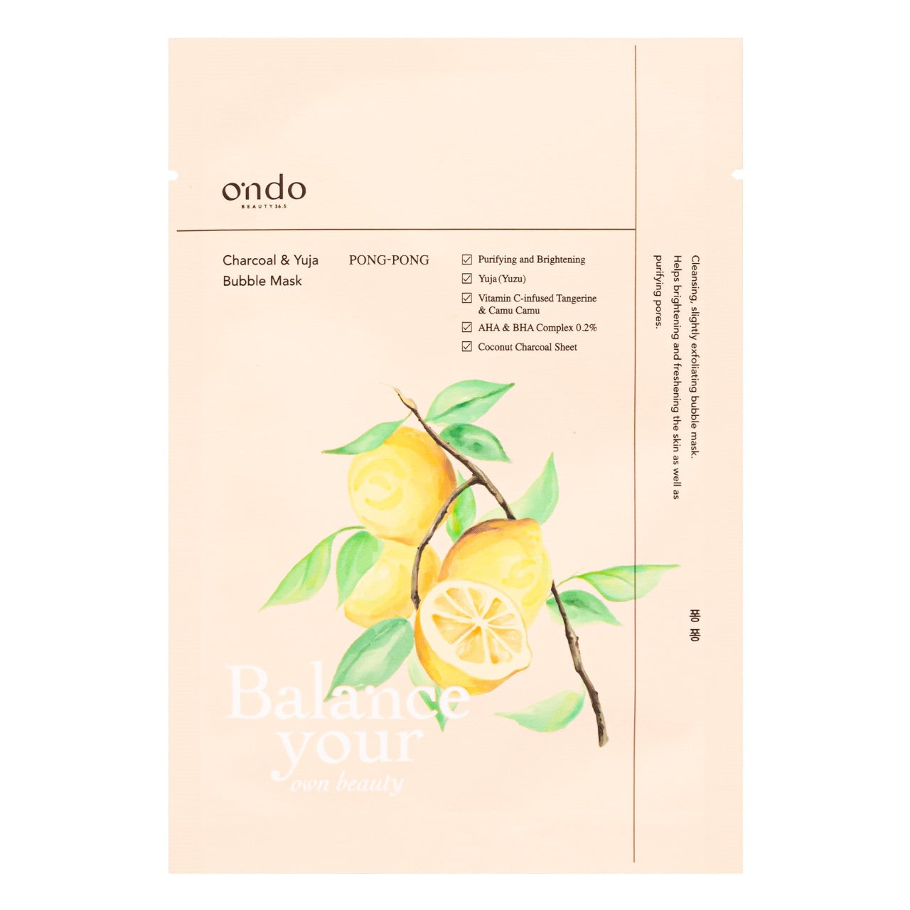 Ondo Korean Mask Pack 25ml