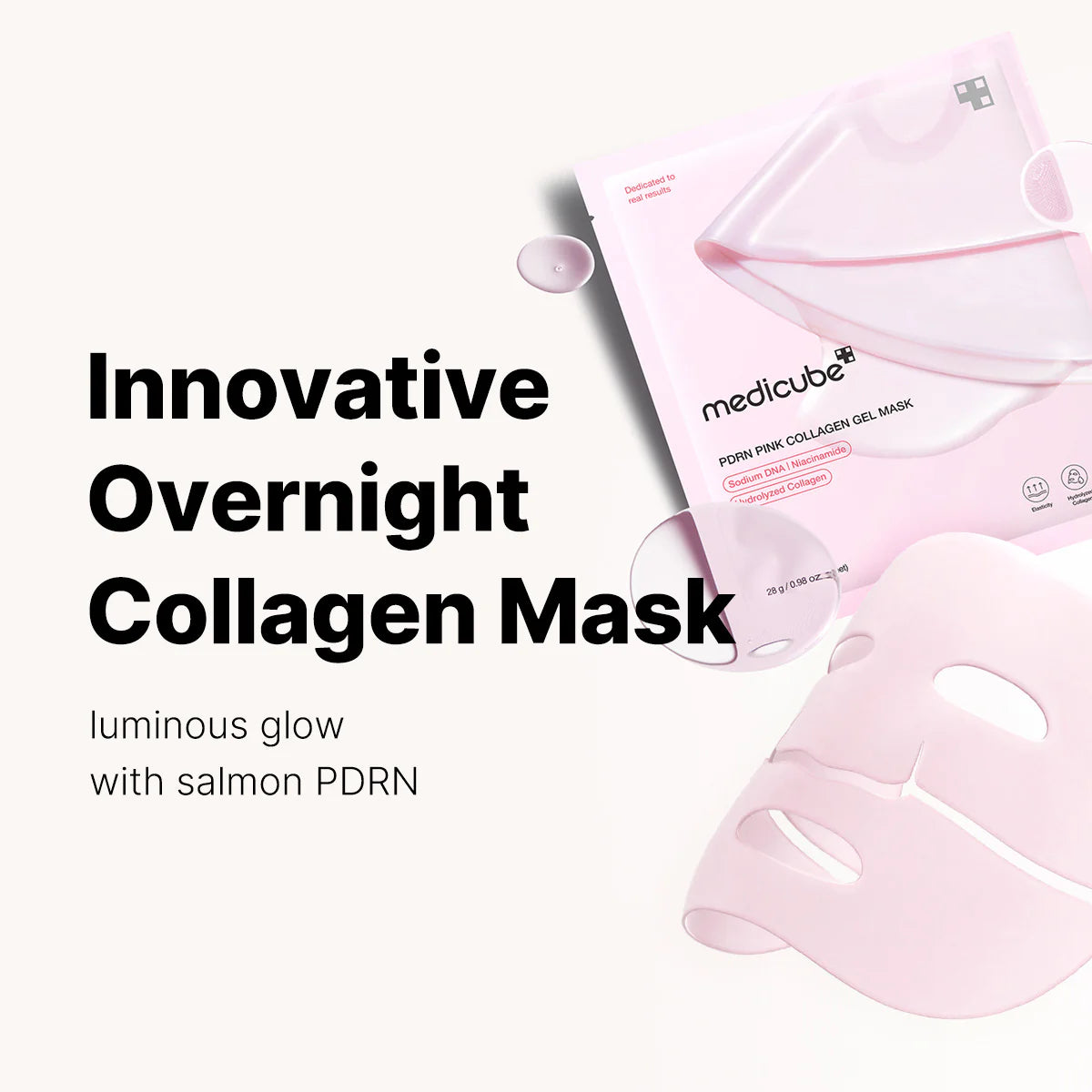 Salmon DNA PDRN Pink Collagen Jelly Gel Mask