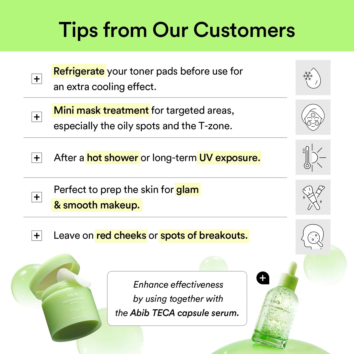 Abib Heartleaf Spot Pad Calming Touch 150ml 80 pads
